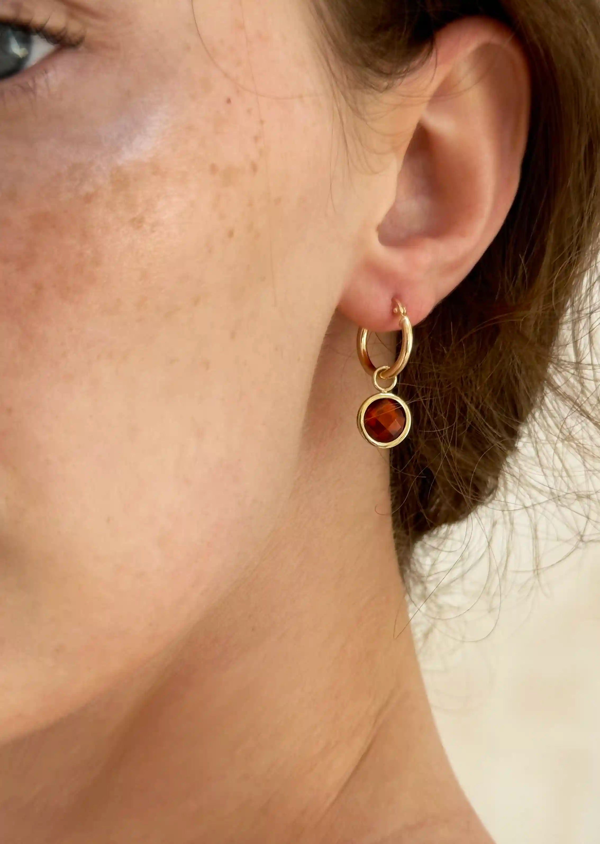 Red Hessonite Petite Set