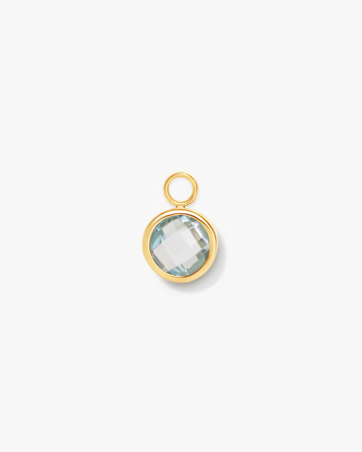 Sky Blue Topaz Charm